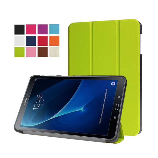 Läderfodral för Samsung Galaxy Tab A 10.1 (2016) - Grön