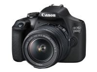 Canon EOS 2000D - Digitalkamera - SLR - 24.1 MP - APS-C - 1080p / 30 fps - 3x optisk zoom EF-S 18-55 mm IS - Wi-Fi, NFC