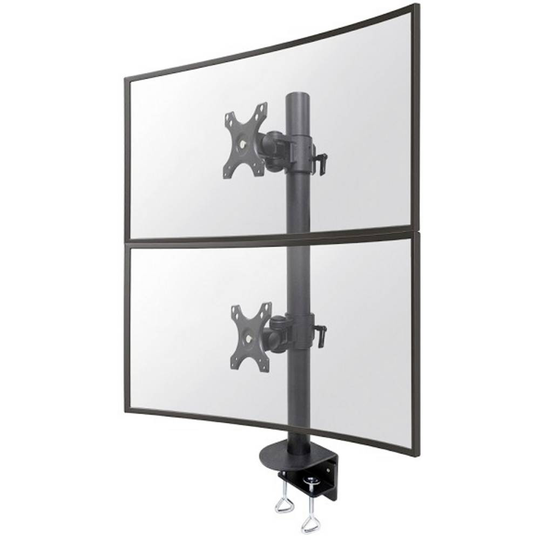 Neomounts by Newstar FPMA-D960DVBLACKPLUS 1 st Monitor bordsfäste 43,2 cm (17) - 124,5 cm (49) Svängbar, Roterbar, Tiltbar