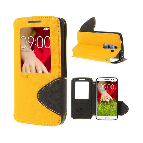Marklund (Gul) LG G2 Mini Flip-Fodral