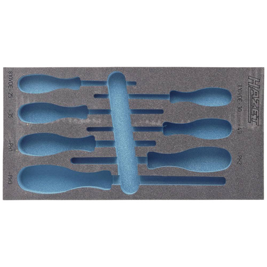Hazet 163-229L 163-229L Skumgummiinlägg (L x B) 342 mm x 172 mm