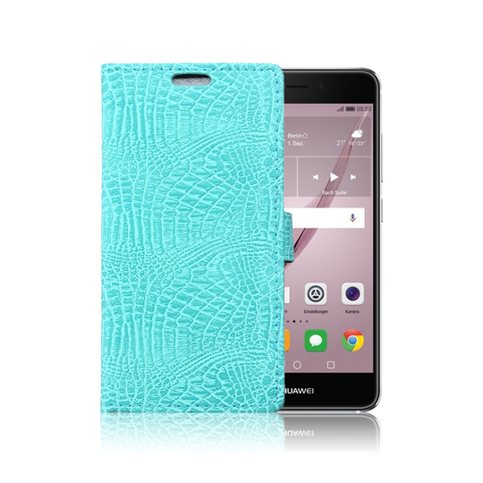 Strindberg Huawei Nova Läderfodral - Cyan
