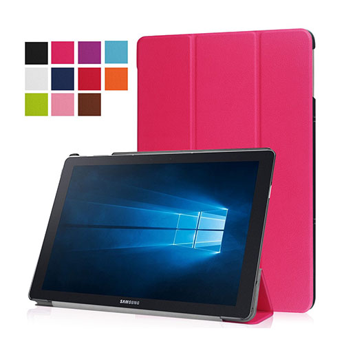 Amdrup Läderfodral till Samsung Galaxy TabPro S - Varm Rosa