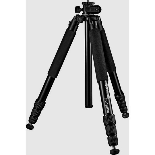 Mantona 21475 Trebensstativ Arbetshöjd=80 - 1800 mm Svart, Grå Vattenpass