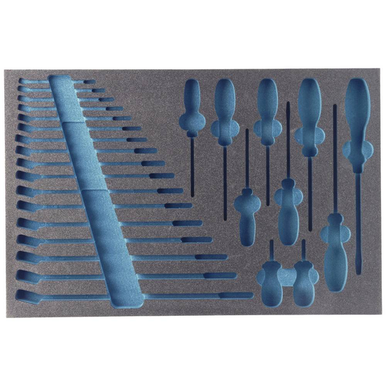 Hazet 163-58L 163-58L Skumgummiinlägg (L x B) 519 mm x 342 mm