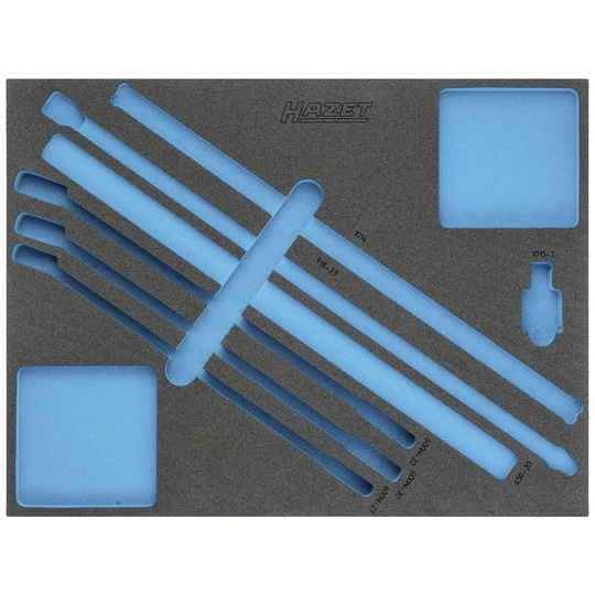 Hazet 163-371L 163-371L Skumgummiinlägg (L x B) 519 mm x 392 mm