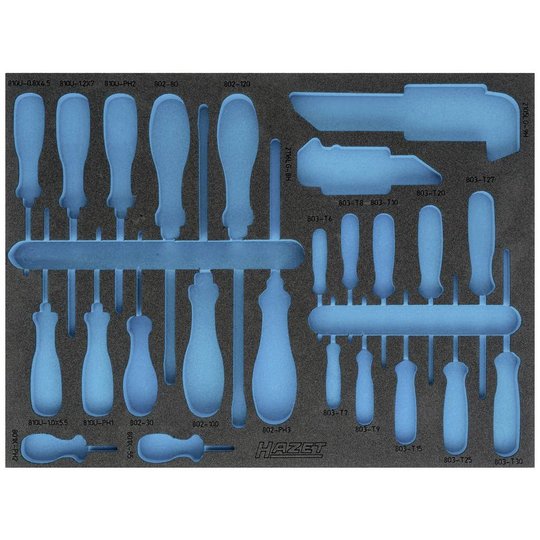 Hazet 163-373L 163-373L Skumgummiinlägg (L x B) 519 mm x 392 mm