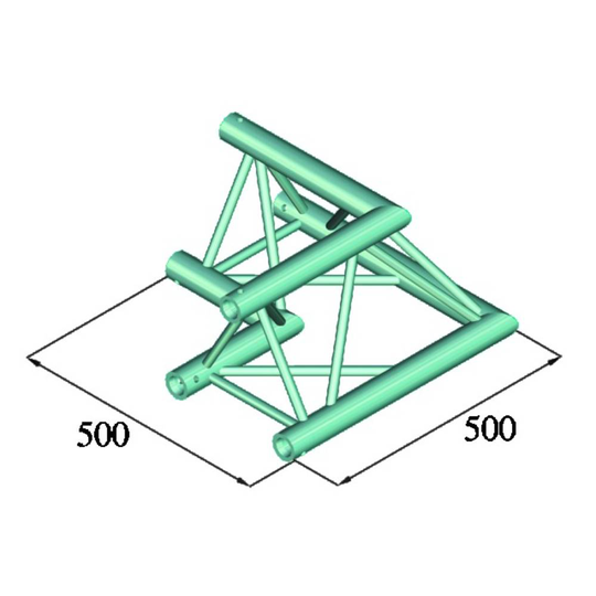 Alutruss TRILOCK 6082AC-21 3-punkts travers Hörn 90 °