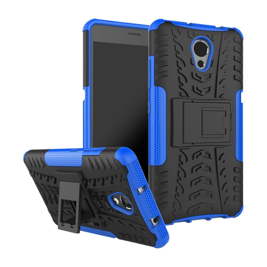Lenovo P2 Hybird skal med kickstand - Blå