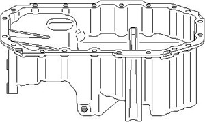 Oljetråg, AUDI,SEAT,SKODA,VW, 03C 103 603G, 03C 103 603H, 03C 103 603J, 03C 103 603S