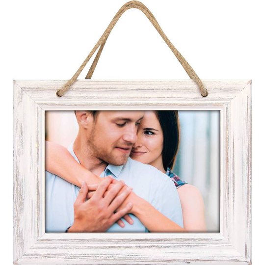 ZEP EZ757 Växelram akryl Pappersformat: 13 x 18 cm Vit, Brun