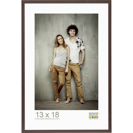 Deknudt S44CH4 13x18 Växelram akryl Pappersformat: 13 x 18 cm Brun