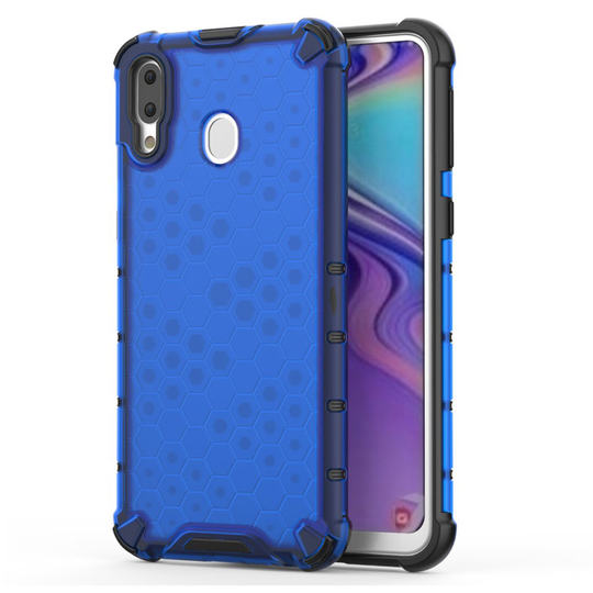 Bofink Honeycomb Samsung Galaxy M20 skal - Blå