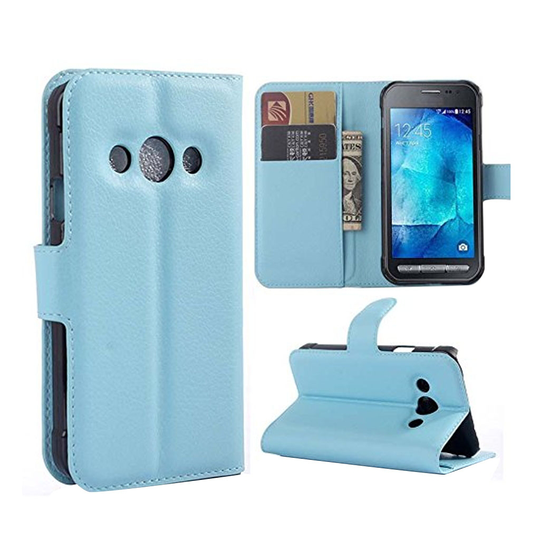 Samsung Galaxy Xcover 3 Case with Card Holder (Blue)