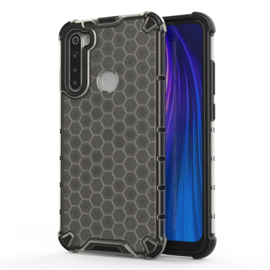 Bofink Honeycomb Xiaomi Redmi Note 8 skal - Svart