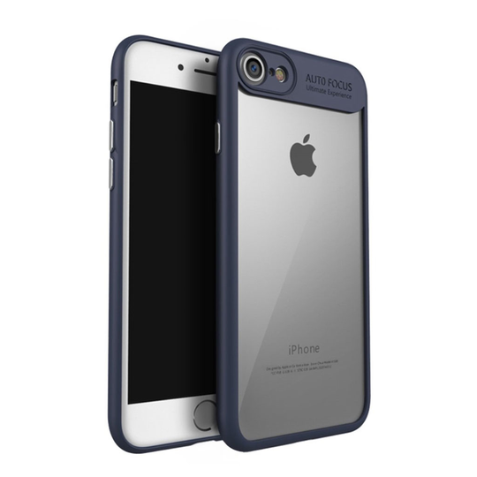 IPAKY iPhone 7 / 8 Genomskilnigt hybird skal - Blå