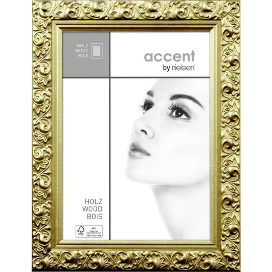 Nielsen Design 8530014 Växelram akryl Pappersformat: 30 x 40 cm Guld