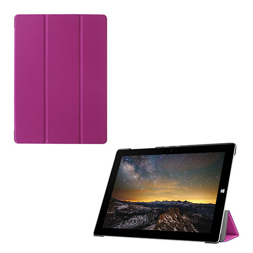 Litchi Läderfodral till Microsoft Surface 3 - Lila
