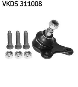 Kulled / Spindelled, framaxel vänster, Nedre, SEAT,VW,SKODA,AUDI, 1K0 407 365 B, 1K0 407 365 C, 1K0 407 365 E, 1K0 407 365 G