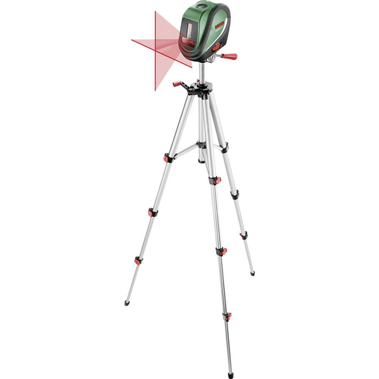 Bosch Home and Garden UniversalLevel 2 Set Korslinjelaser självnivellerande, inkl. stativ Räckvidd (max.): 10 m
