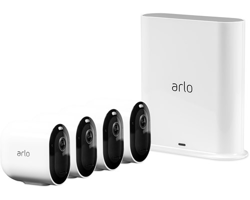 Arlo Pro 3 Vms4440p Basstation Och 4 Kameror