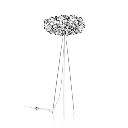 Slamp Clizia golvlampa, trebent, svart