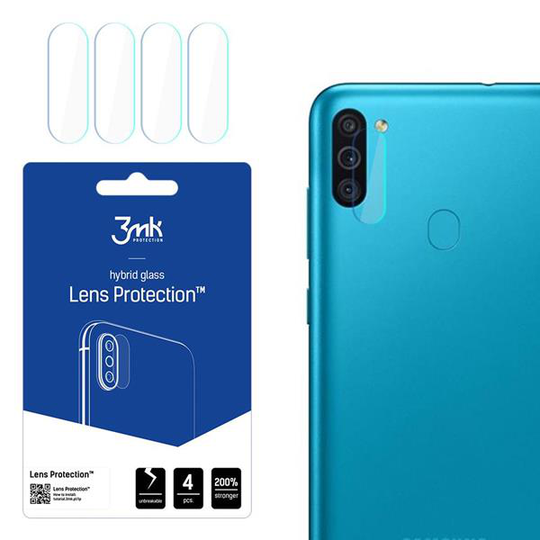 3mk Hybrid Glass Linsskydd Galaxy M11