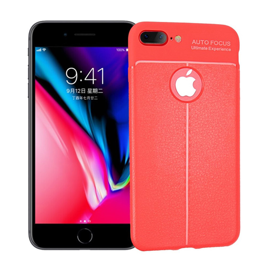 ANGIBABE iPhone X Slimmat enfärgat skal - Röd