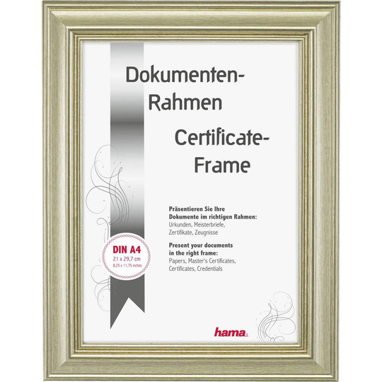 Hama 175805 Växelram akryl Pappersformat: 20 x 15 cm Guld