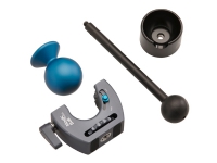 Novoflex MB FREE SET, Monteringsklämma, Svart, Blå, 5 kg, 40 mm, 84 mm, 75 mm