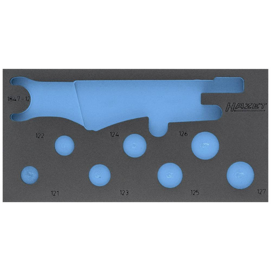 Hazet 163-529L 163-529L Skumgummiinlägg (L x B) 342 mm x 172 mm