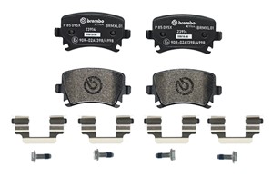 Bromsbeläggsats, Bakaxel, AUDI,SEAT,SKODA,VW, 1K0698451B, 1K0698451E, 1K0698451K, 3C0698451A, JZW698451M