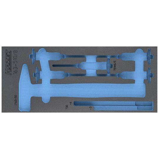 Hazet 163-510L 163-510L Skumgummiinlägg (L x B) 172 mm x 392 mm