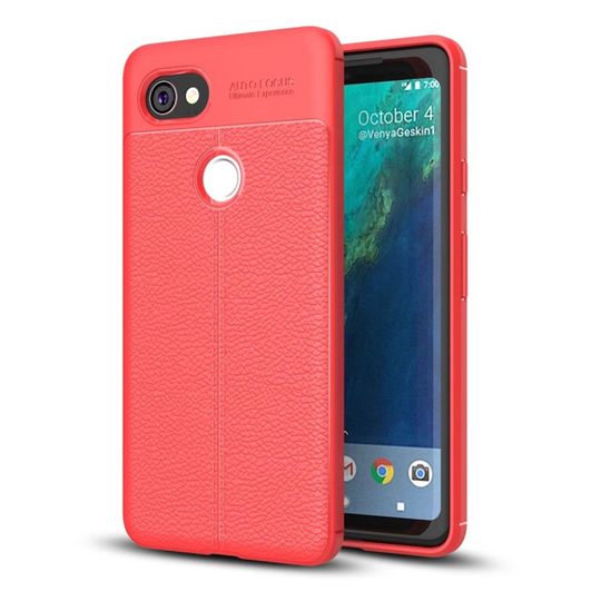 Google Pixel 2 XL Stilrent fodral - Röd