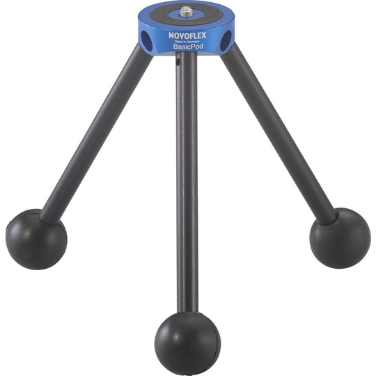 Novoflex Trebensstativ Arbetshöjd=4.7 - 14.5 cm Svart, Blå