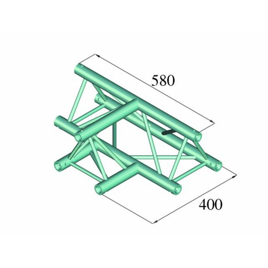 Alutruss DECOLOCK DQ3-PAT36 3-punkts travers T-stycke 90 °