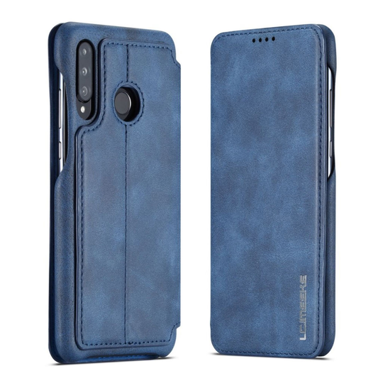 LC.IMEEKE Huawei P30 Lite Retro läderfodral - Blå
