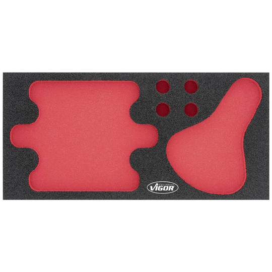 Vigor V7267-L V7267-L Skumgummiinlägg (L x B) 393 mm x 282 mm