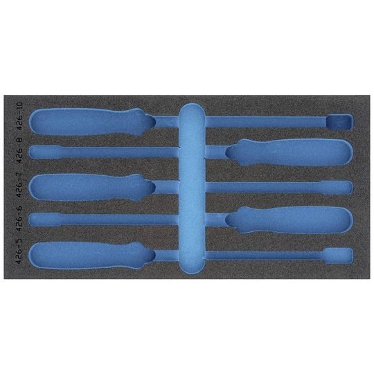 Hazet 163-461L 163-461L Skumgummiinlägg (L x B) 342 mm x 172 mm