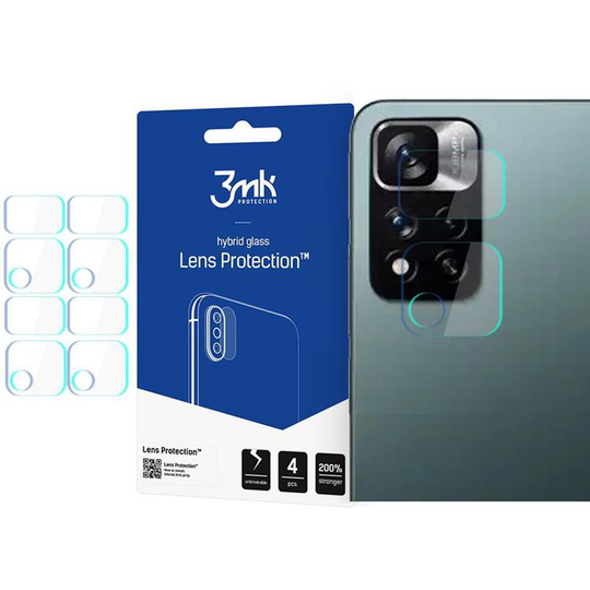 3mk Kamera Linsskydd Xiaomi Redmi Note 11 Pro - Transparent
