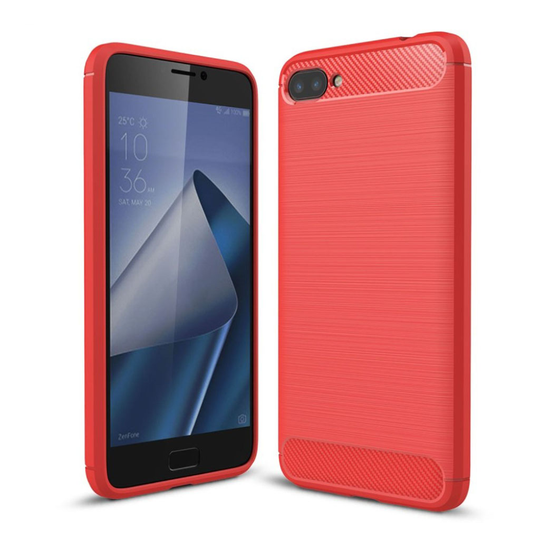 ASUS Zenfone 4 Max 5.5 (ZC554KL) Stilrent skal - Röd