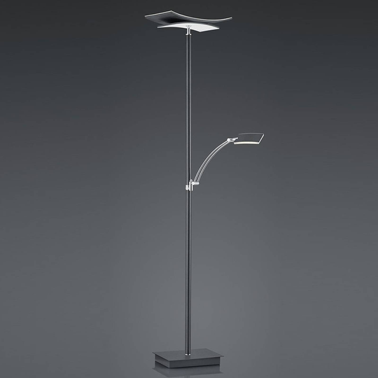 B-Leuchten Liberty LED golvlampa läsarm antracit