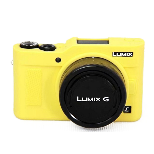 Panasonic DC-GF9KGK och Lumix DMC-GF9 kameraskydd silikon - Gul