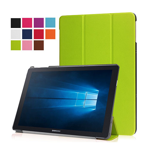 Amdrup Läderfodral till Samsung Galaxy TabPro S - Grön