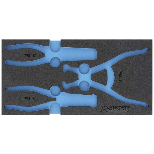 Hazet 163-425L 163-425L Skumgummiinlägg (L x B) 342 mm x 172 mm