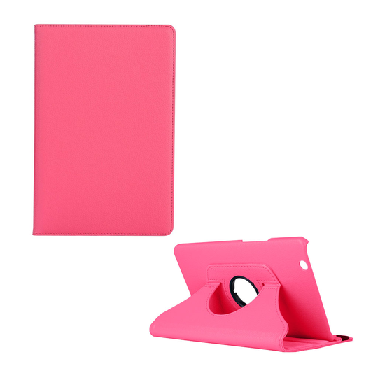 Huawei MediaPad M3 8.4 litchi läderfodral - Varm rosa