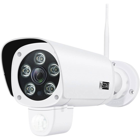 INSTAR IN-9008 Full HD white 10091 LAN, WiFi IP Övervakningskamera 1920 x 1080 pixel