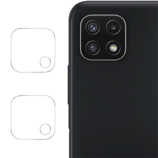 [2-Pack] Linsskydd Härdat Glas Samsung Galaxy A22 5G - Clear