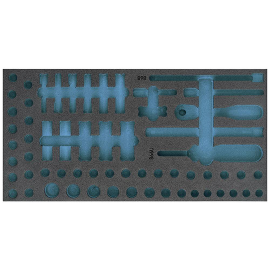 Hazet 163-490L 163-490L Skumgummiinlägg (L x B) 342 mm x 172 mm