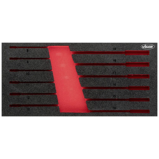 Vigor V5077-L V5077-L Skumgummiinlägg (L x B) 393 mm x 188 mm